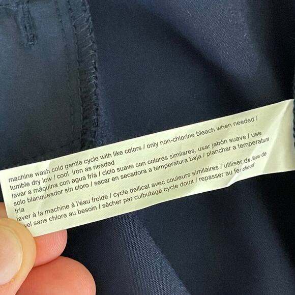 Eloquii Navy Blue Straight Leg Trouser Pants Office Career Wear Women's 26 R NEW - Picture 7 of 11